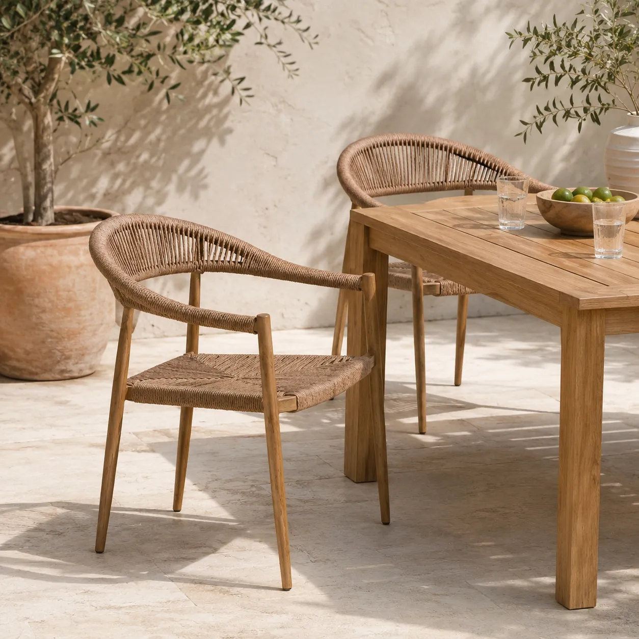 Fauteuil de bistrot VILLETTE - tressage