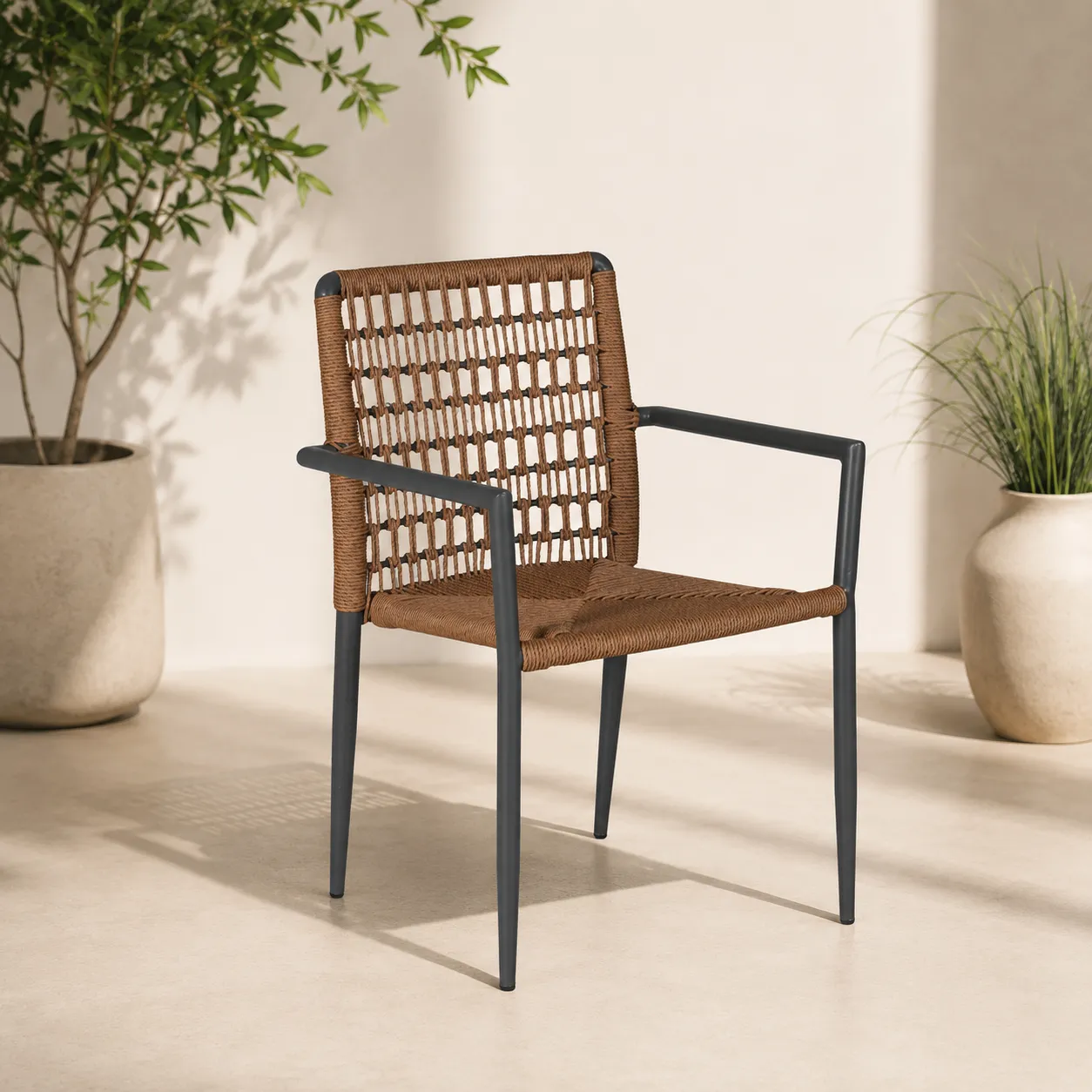 Fauteuil de bistrot CANNES - tressage