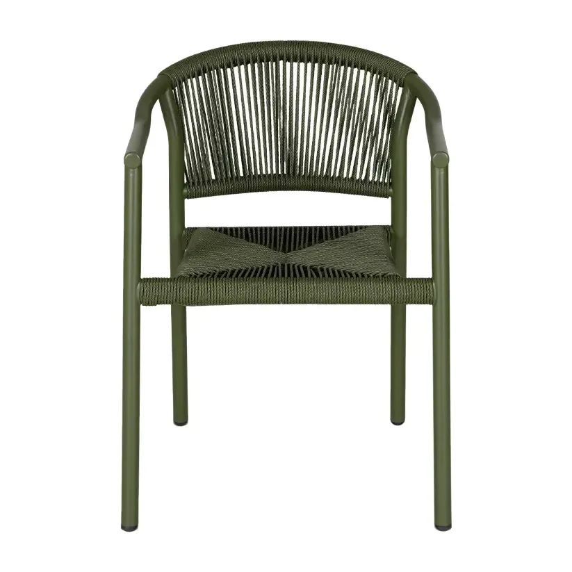 Fauteuil de bistrot NICE - tressage vert