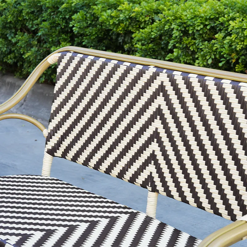 Table de terrasse CAPRI - tressage beige