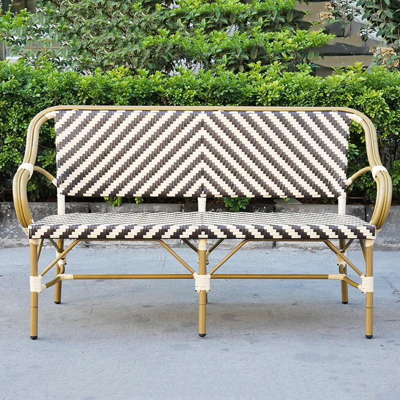 Table de terrasse CAPRI - tressage beige