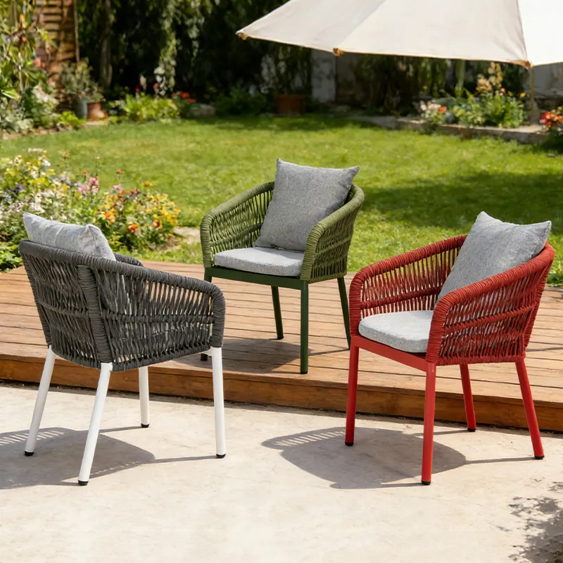 Fauteuil de terrasse BIARRITZ - cordage outdoor