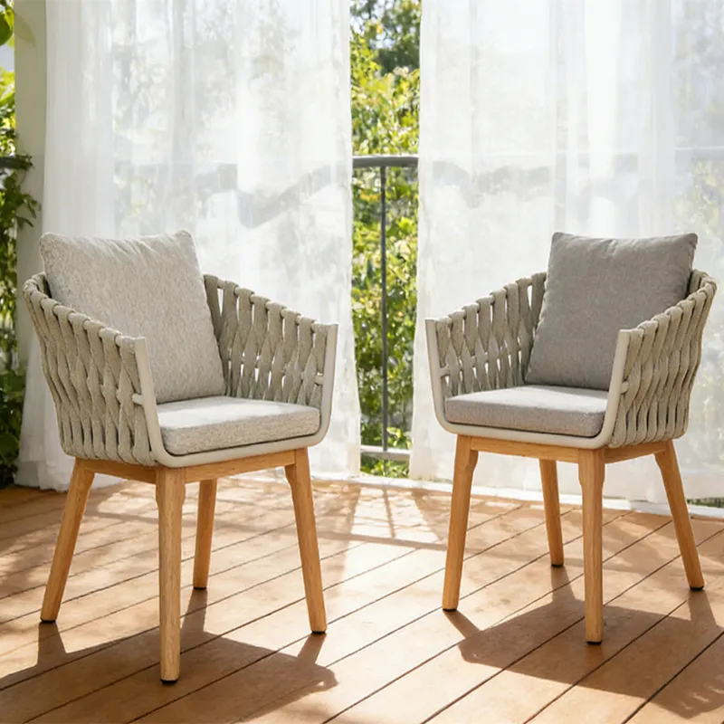 Chaise de terrasse ETRETAT - tressage chêne