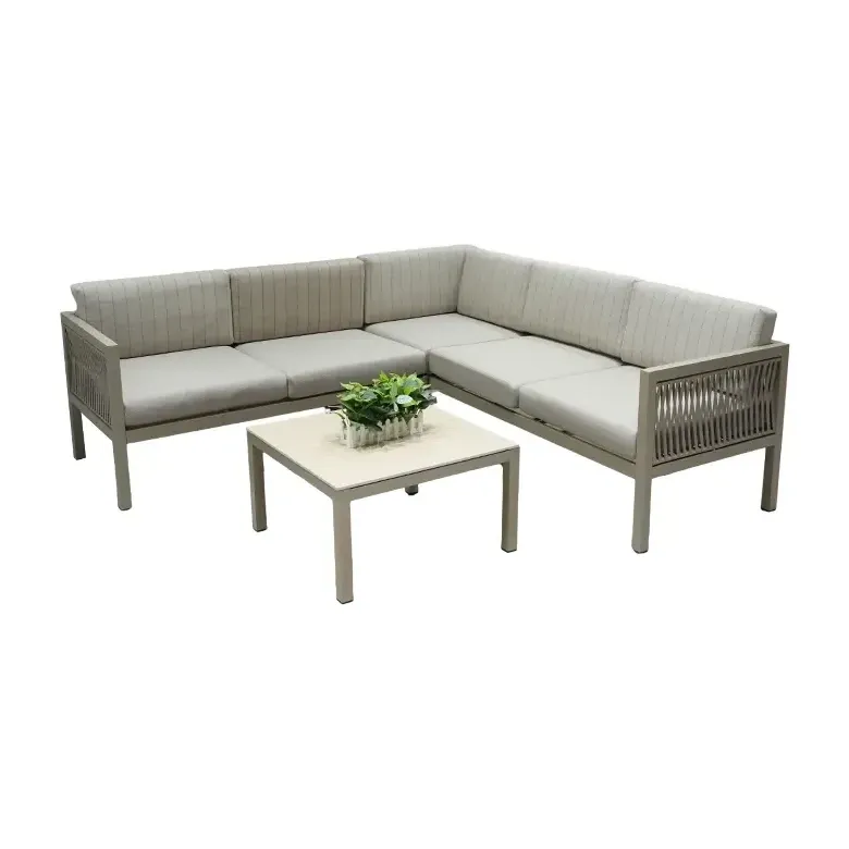 Salon de terrasse cordage AMALFI - tressage
