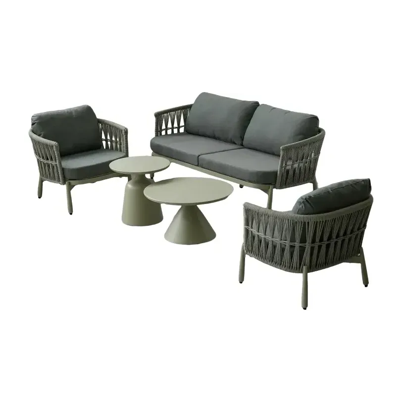 Salon de terrasse cordage VERONA - tressage