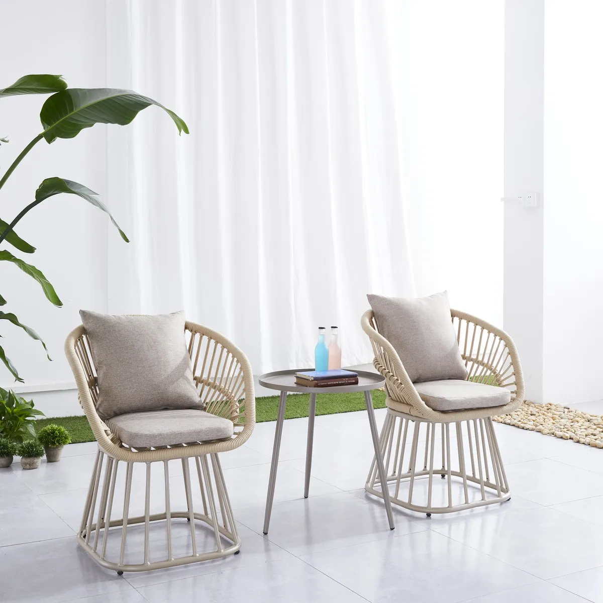 Chaise de terrasse CORFOU - cordage outdoor