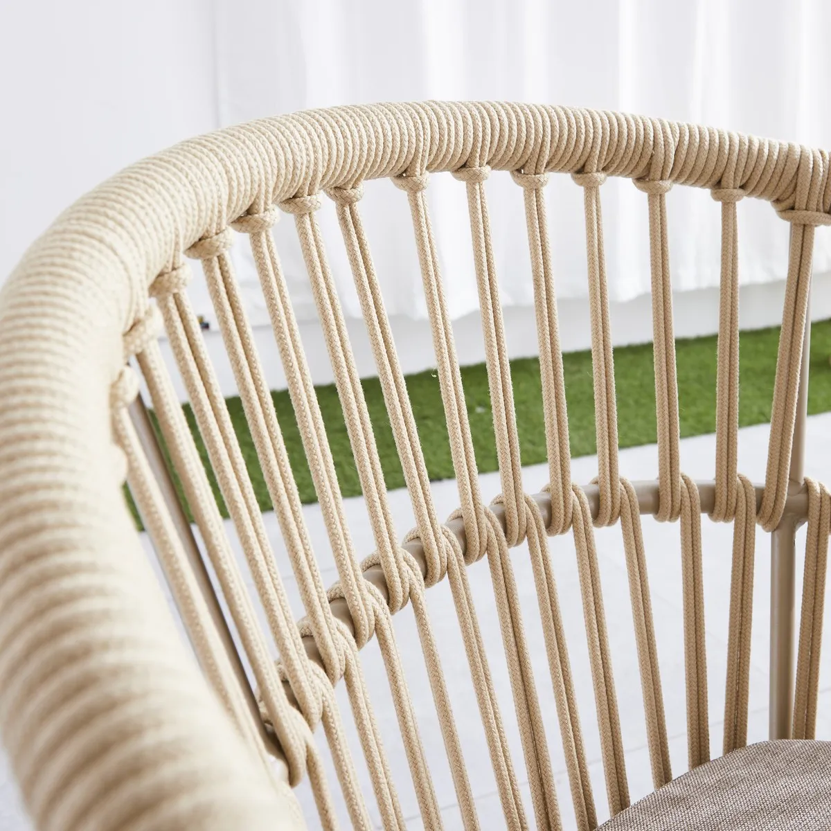 Chaise de terrasse CORFOU - cordage outdoor