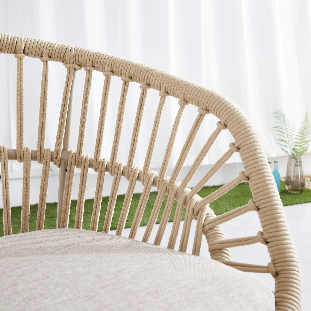 Chaise de terrasse CORFOU - cordage outdoor