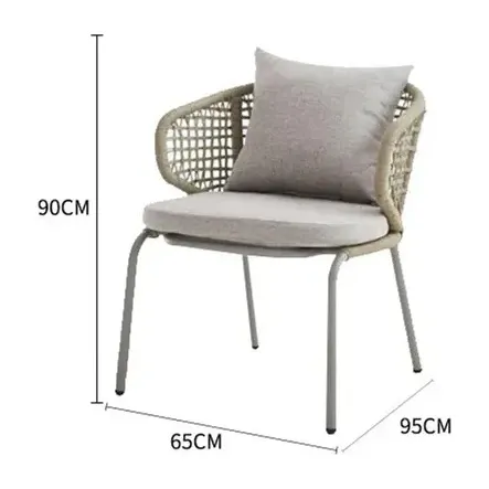 Chaise de terrasse ATLAS - cordage outdoor