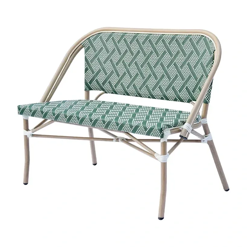 Bain de soleil textilène PALMA - maille textilène vert