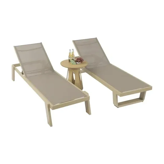 Bain de soleil textilène HYDRA - tressage beige