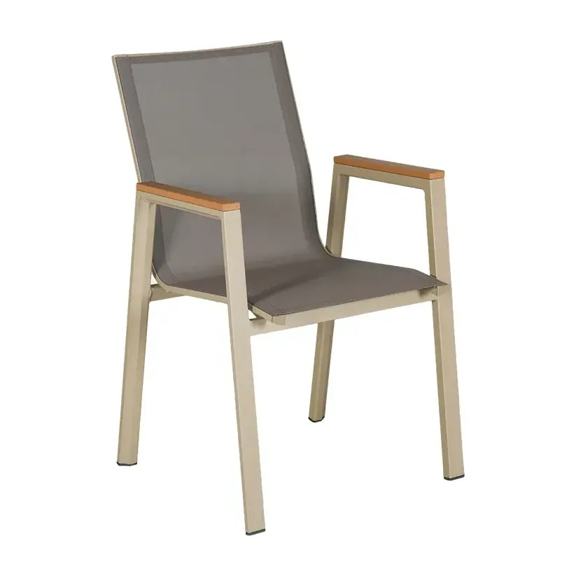 Fauteuil de terrasse ESTEREL - tressage beige
