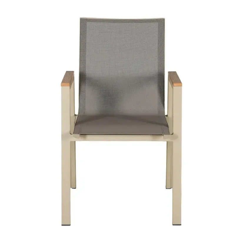 Fauteuil de terrasse ESTEREL - tressage beige