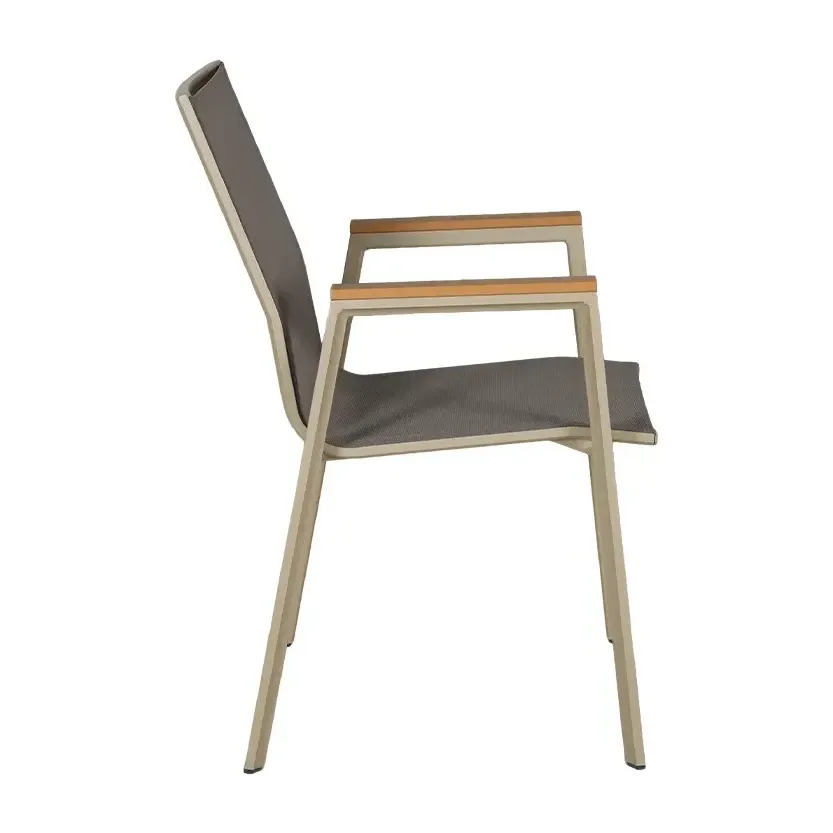 Fauteuil de terrasse ESTEREL - tressage beige