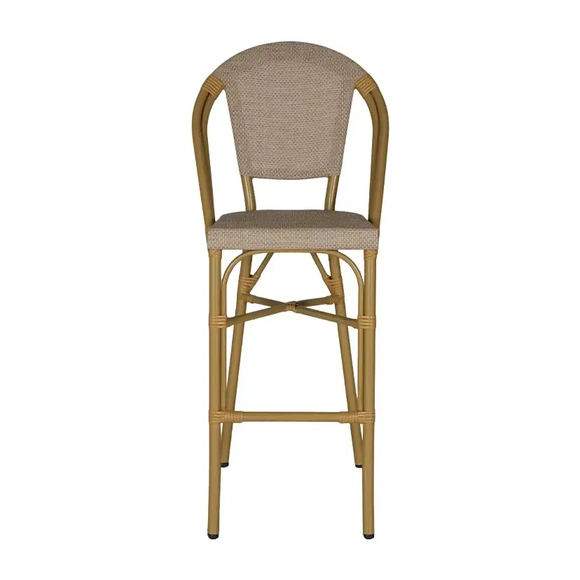 Chaise haute terrasse OPERA - style classique brun