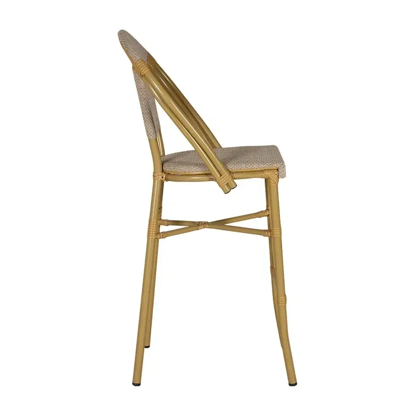 Chaise haute terrasse OPERA - style classique brun