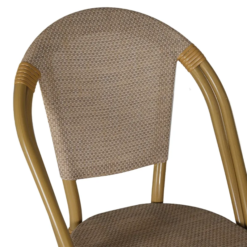 Chaise haute terrasse OPERA - style classique brun